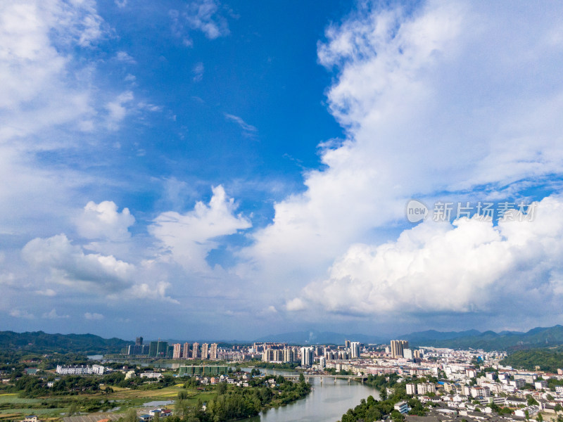 湖南黔阳古城4A景区航拍