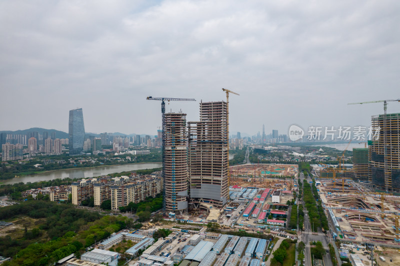 深圳湾超级总部基地建设工地