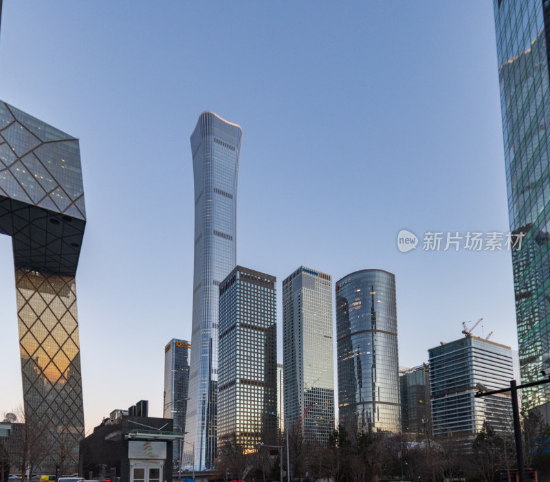 北京国贸摩天大楼建筑群