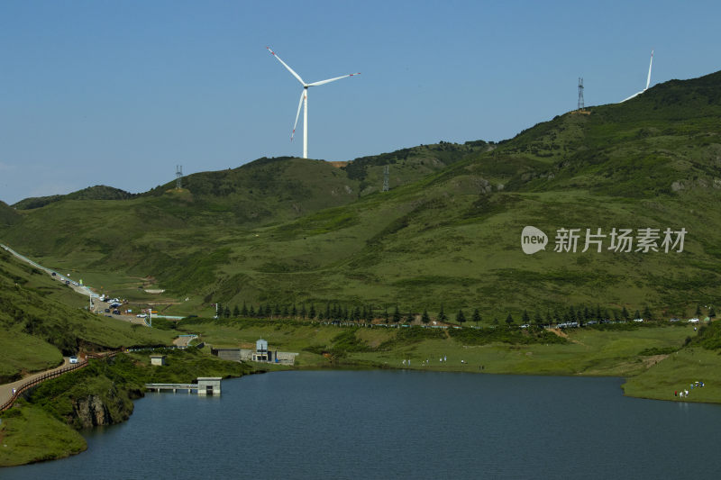 乌蒙大草原 湖 自然风光