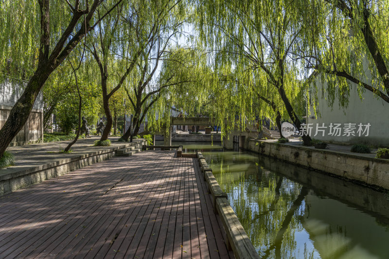 浙江绍兴柯岩景区柯岩鲁镇风景