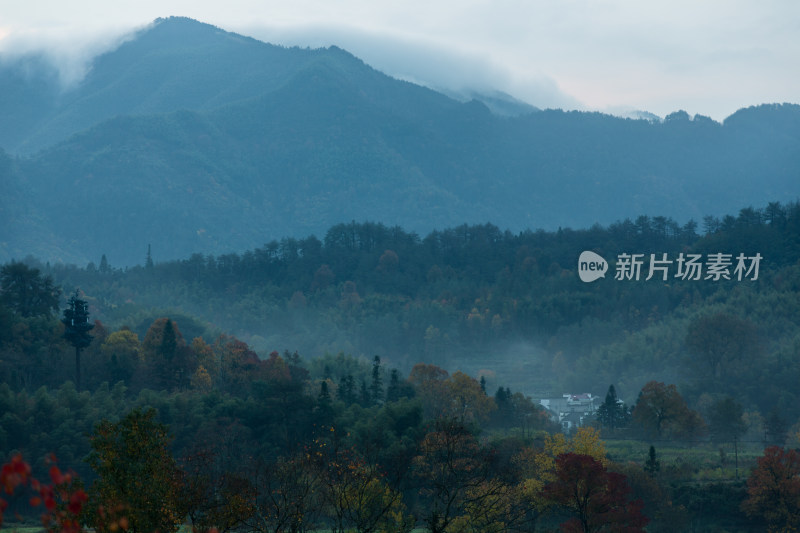 深秋时节的塔川