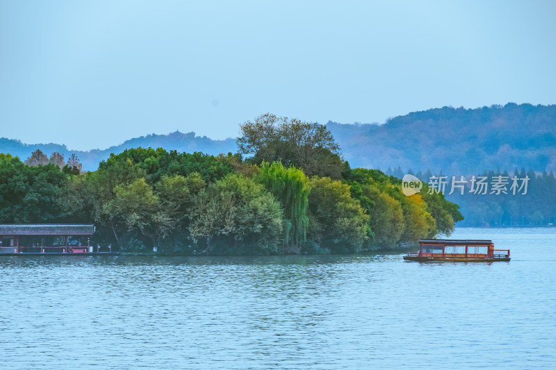 浙江杭州西湖风景名胜区秋景