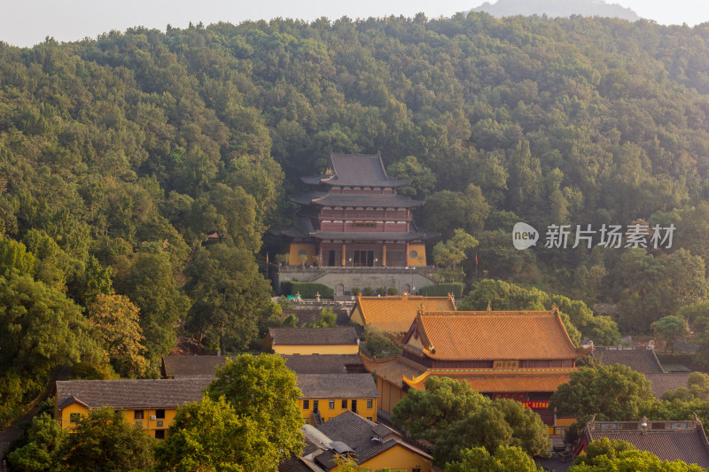 杭州雷峰塔俯观净慈寺西湖十景