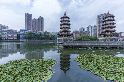 武汉江岸区宝岛公园风景