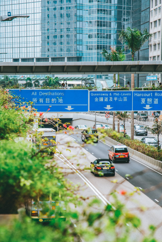 香港中环城市风光