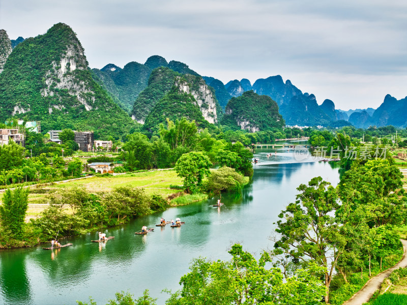 桂林遇龙河风光美景