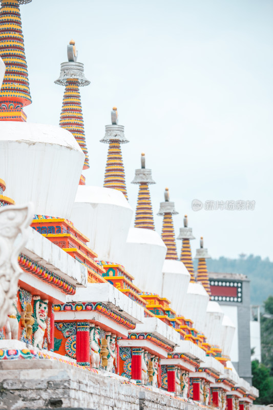 青海西宁塔尔寺建筑景观