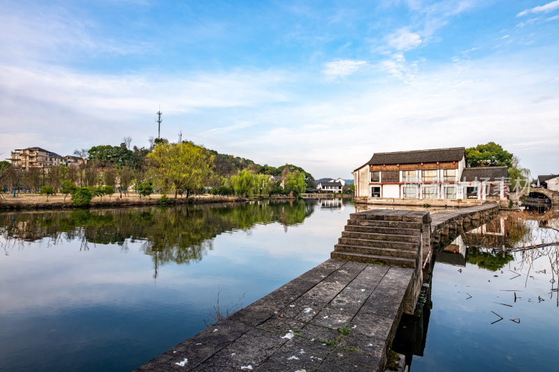 浙江绍兴柯桥柯岩鉴湖景区景点景观