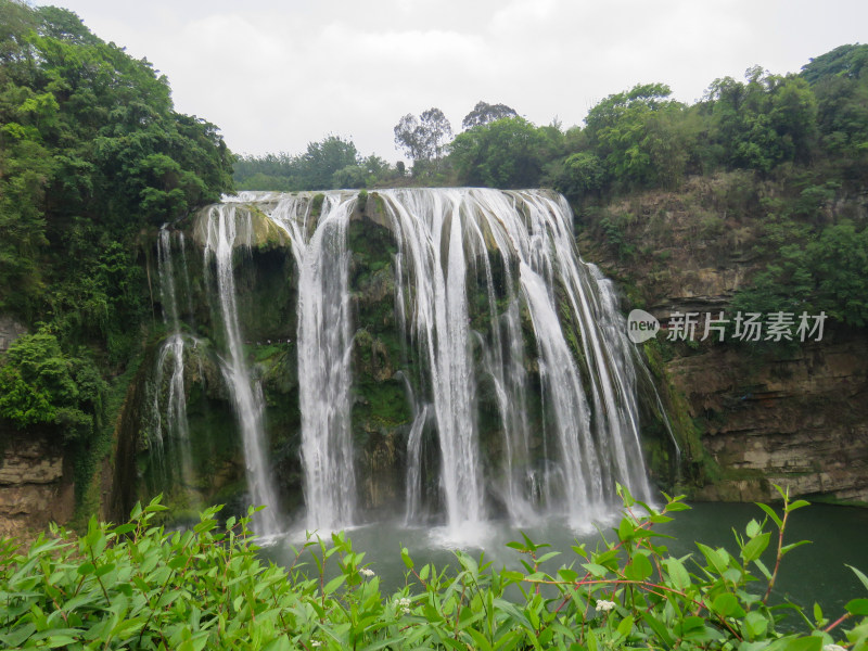 中国贵州安顺黄果树瀑布旅游风光