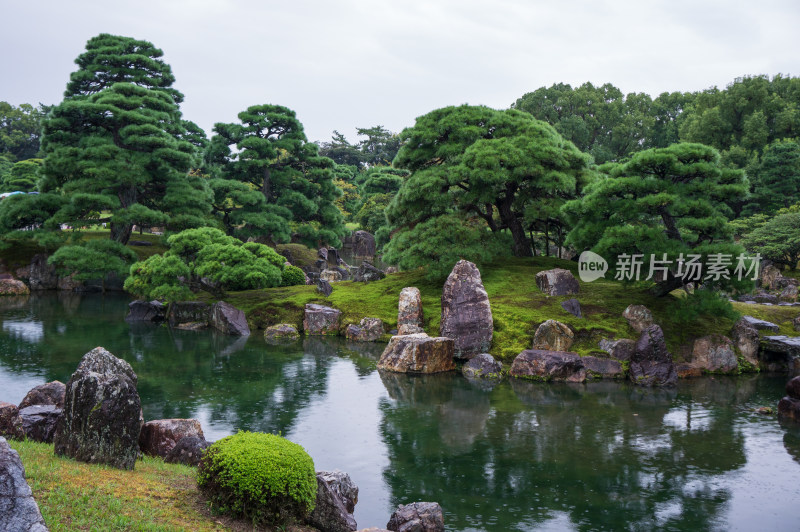 日本京都二条城内园林景观