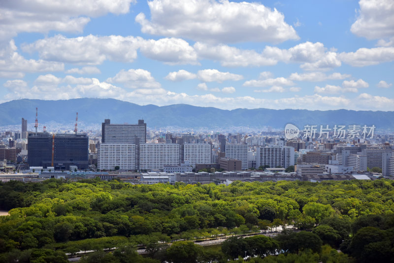 大阪城市风景