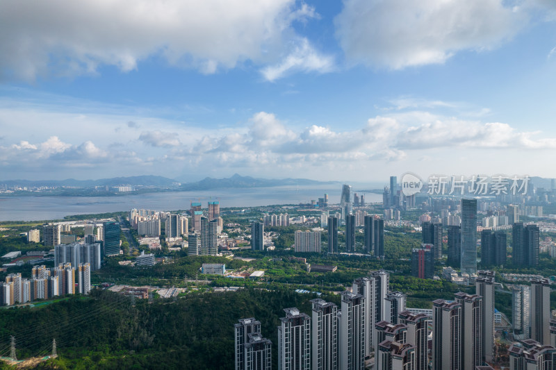 深圳南山区华侨城航拍