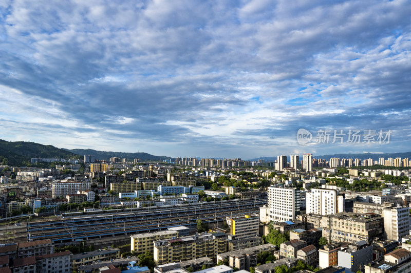 湖南湘西怀化城市风光