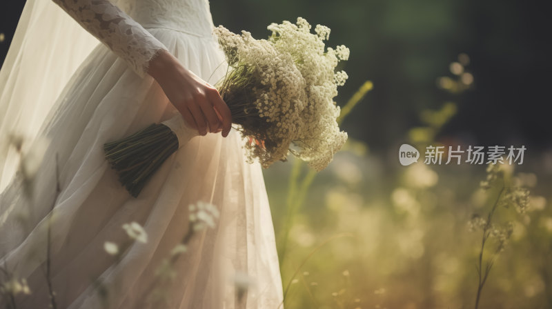婚纱下的花语——温柔婚礼的浪漫