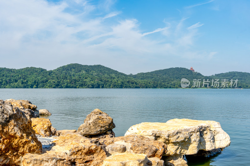 武汉东湖磨山景区远景