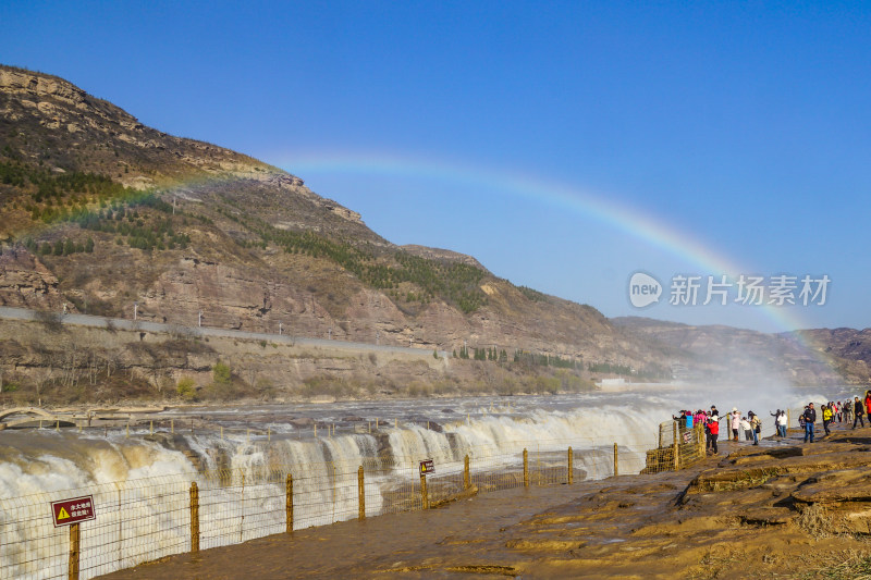 山西临汾市吉县黄河壶口瀑布