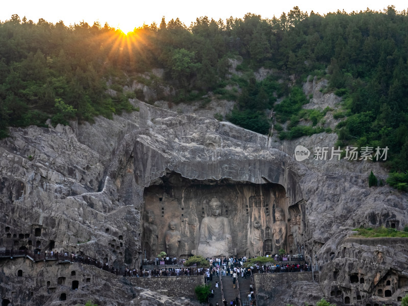 洛阳龙门石窟旅游风景