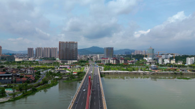 航拍福建漳州战备大桥