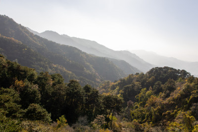 北京慕田峪长城秋色山峦叠嶂层林尽染