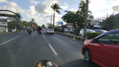 印尼巴厘岛道路街景