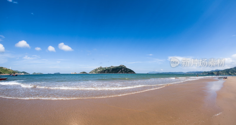 海滩沙滩海岸线