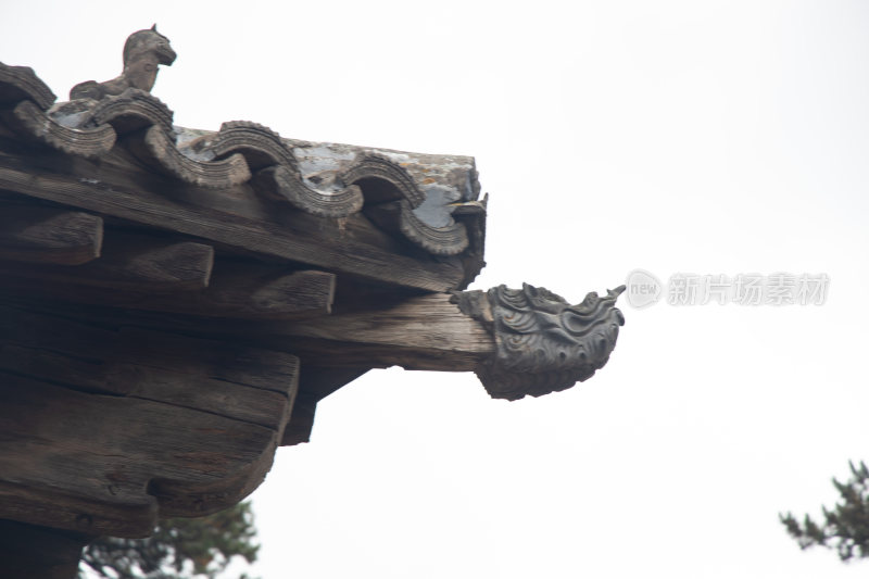 山西五台县佛光寺屋檐装饰