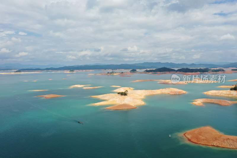 河源万绿湖 湖泊 千岛湖