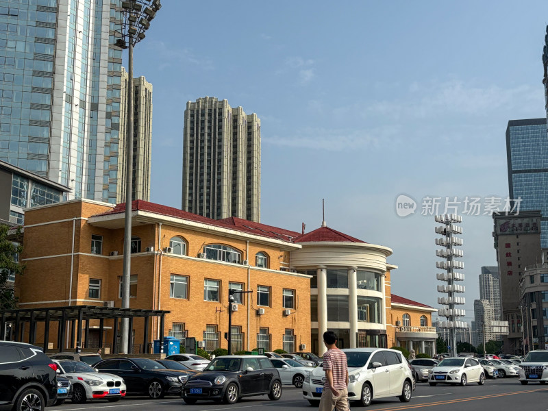 辽宁大连中山区中山广场城市建筑风光