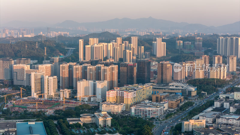 深圳龙华区城市风光