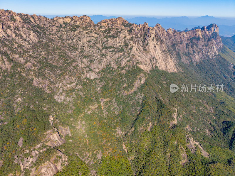 祖国大好河山灵山航拍图