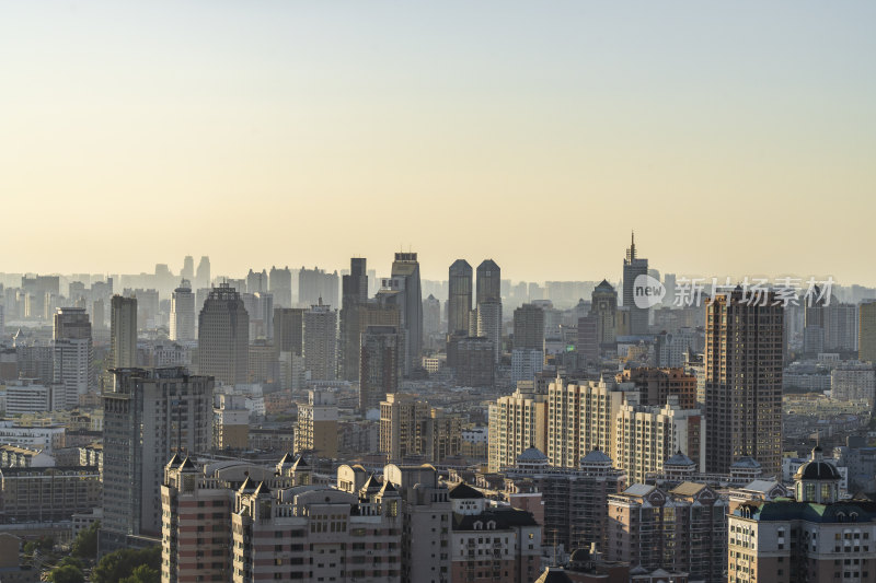 哈尔滨夜景地标性建筑龙塔