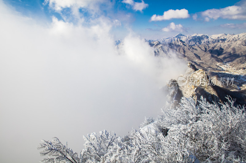 箭扣长城雪景