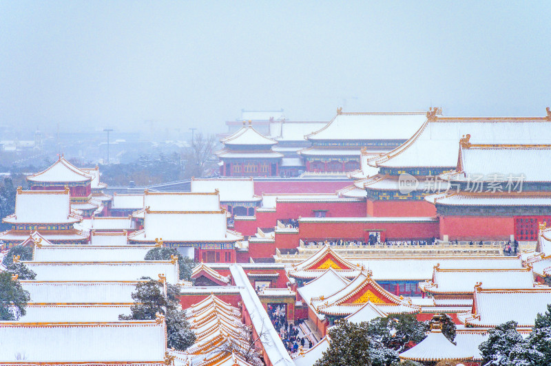 故宫博物院雪景