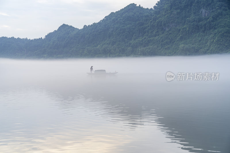 建德新安江江南水乡风景