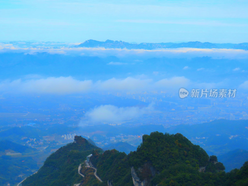 张家界天门山旅游风光