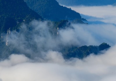 重庆酉阳：乌江青山白纱俏