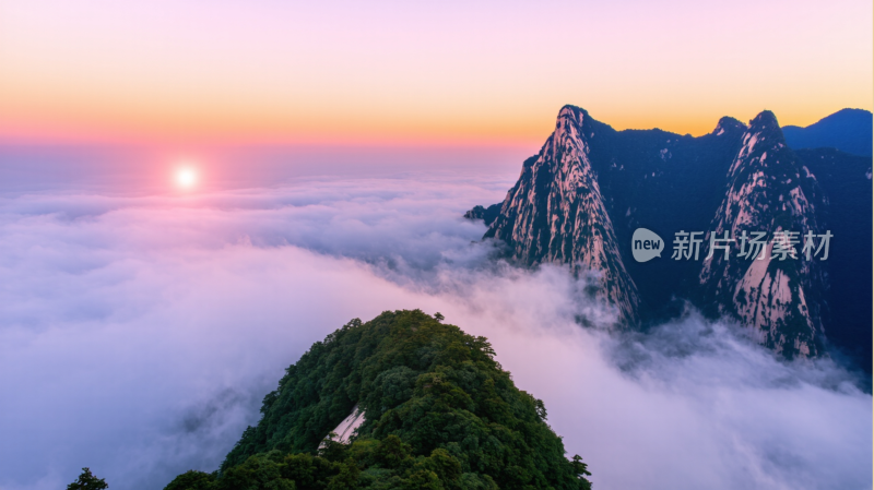 陕西华山美景