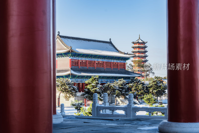 松原龙华寺客堂与莲花寺古塔