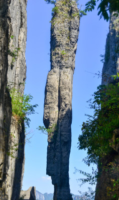 湖北恩施5A景区大峡谷一炷香