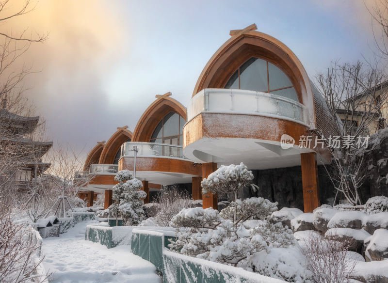 盛唐岚山雪景