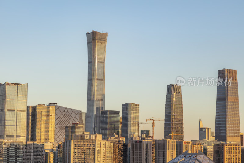 北京天际线地标建筑 国贸cbd