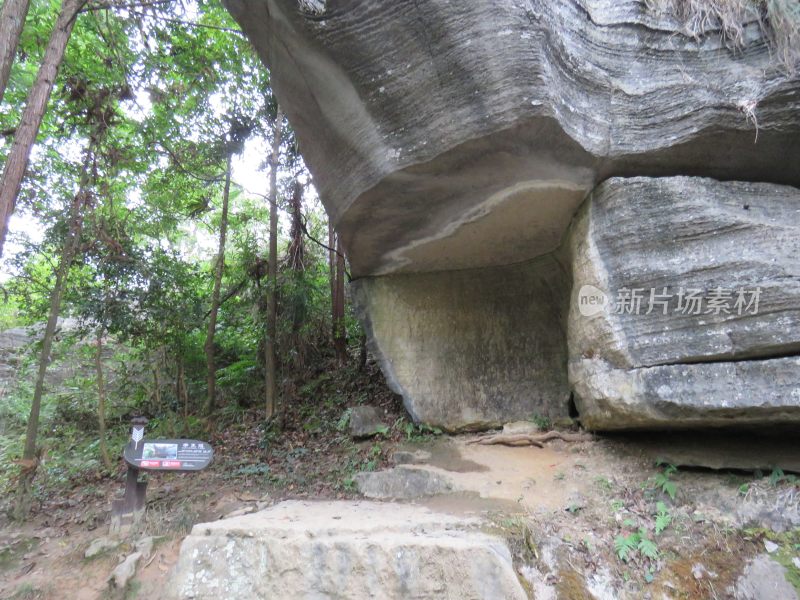 湖北恩施梭布垭石林旅游风光