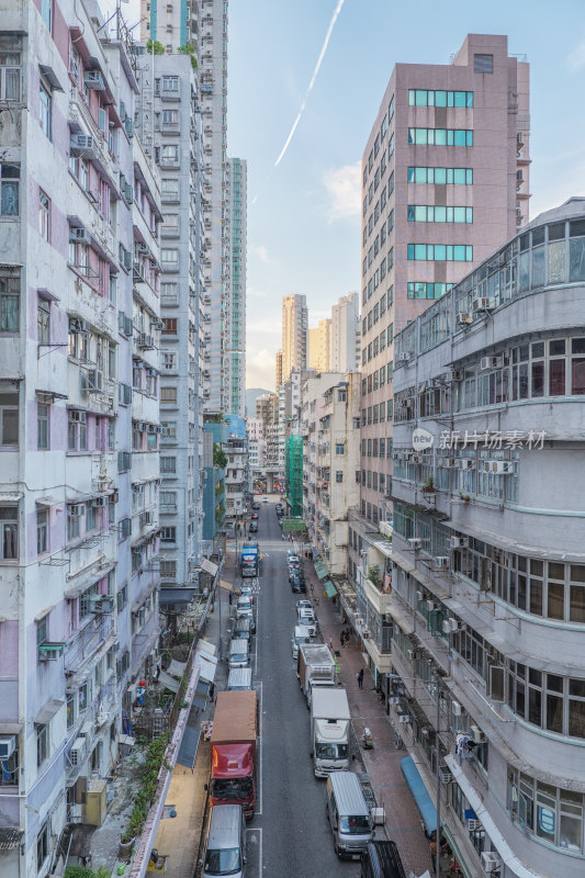 香港油尖旺区必发道街景