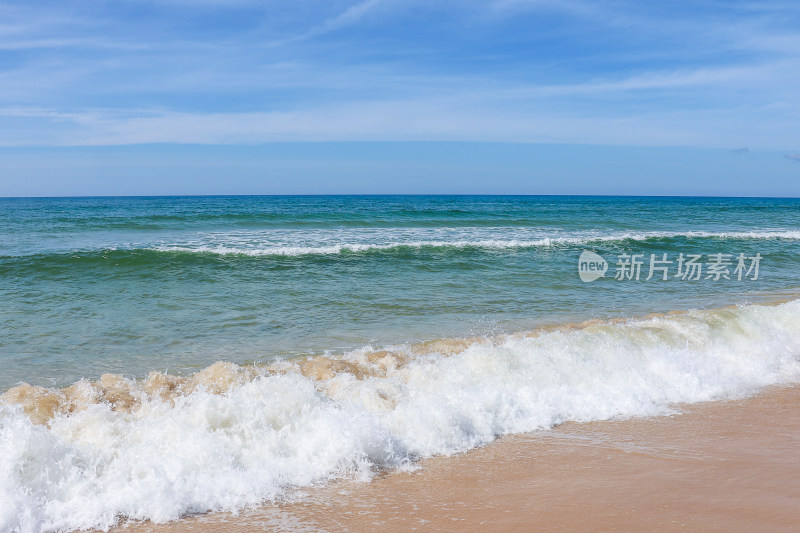 海滩沙滩海岸线