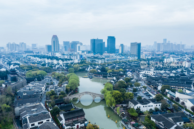 江苏苏州山塘街外城河