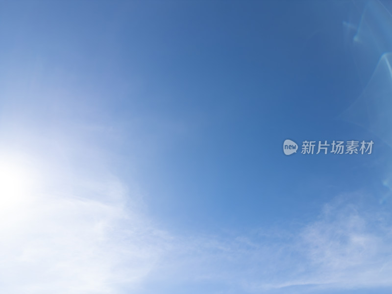 无人机高空航拍的天空