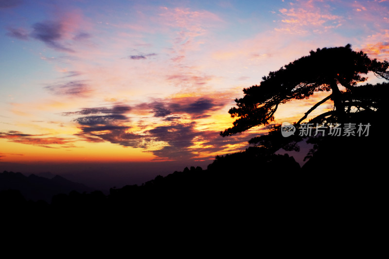 大美中国自然风光黄山风景区旅游景点