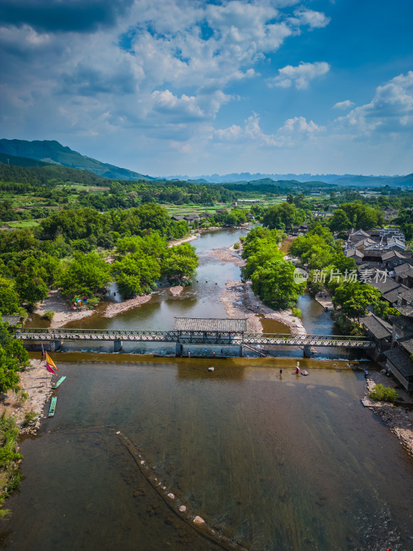 桂林自然风光4A景区东漓古村