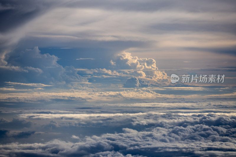 高空的云层